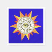 Papier Napkins, astrogoly Zodia Skorpio Serviette (Vorderseite)