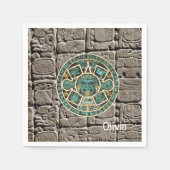 Papier Napkins, Azteken Serviette (Vorderseite)