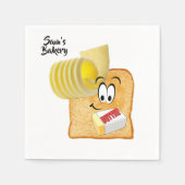 Papier Napkins, Backbutterbrot Serviette (Vorderseite)