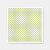 Papier Napkins, beige Polk a dot Serviette (Vorderseite)