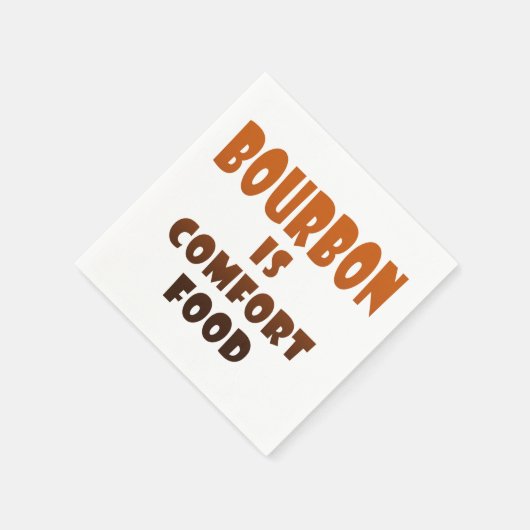 PAPIER NAPKINS - BOURBON ist Comfort Food Serviette (Ecke)
