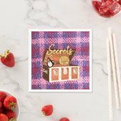 Papier Napkins, Brustpinguin Serviette (Beispiel)