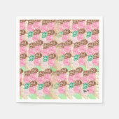 Papier Napkins: Eiscreme-Aromen Serviette (Vorderseite)