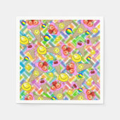 Papier Napkins, Erdbeereis, Sonnencreme Serviette (Vorderseite)