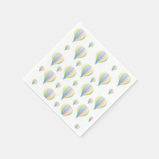 Papier Napkins, Fallschirme Serviette (Ecke)