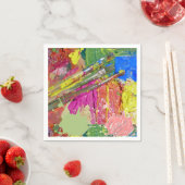 Papier Napkins, farbige Paint Napkins Serviette (Beispiel)
