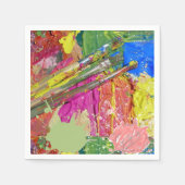 Papier Napkins, farbige Paint Napkins Serviette (Vorderseite)