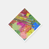 Papier Napkins, farbige Paint Napkins Serviette (Ecke)