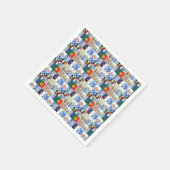 Papier "Napkins" - Flagge Portugals und Flagge der Serviette (Ecke)