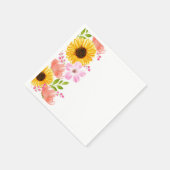 Papier Napkins-Floral Print Serviette (Ecke)