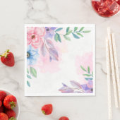 Papier Napkins-Floral Print Serviette (Beispiel)