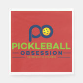 Papier Napkins für das Pickleball besessen! Serviette (Vorderseite)