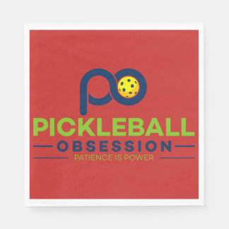 Papier Napkins für das Pickleball besessen! Serviette