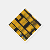 Papier Napkins, gelb gebrannt Serviette (Ecke)