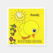 Papier Napkins, Gelbe Kiche, Blütensonne Serviette (Vorderseite)