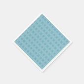 Papier Napkins Gemustert in der Blues Serviette (Ecke)