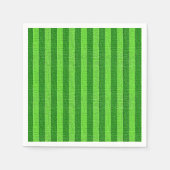 Papier Napkins, Grünstreifen Serviette (Vorderseite)