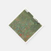 PAPIER NAPKINS : GUSTAV KLIMT : MOHNFELD SERVIETTE (Ecke)