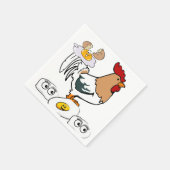 Papier Napkins, Hühnereier Napkins Serviette (Ecke)