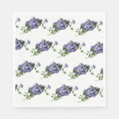 Papier Napkins-Hydrangeas Serviette (Vorderseite)