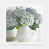 Papier Napkins-Hydrangeas Serviette (Vorderseite)