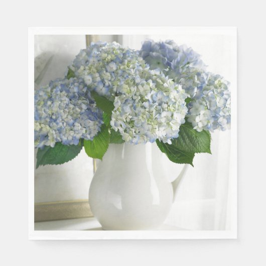 Papier Napkins-Hydrangeas Serviette (Vorderseite)