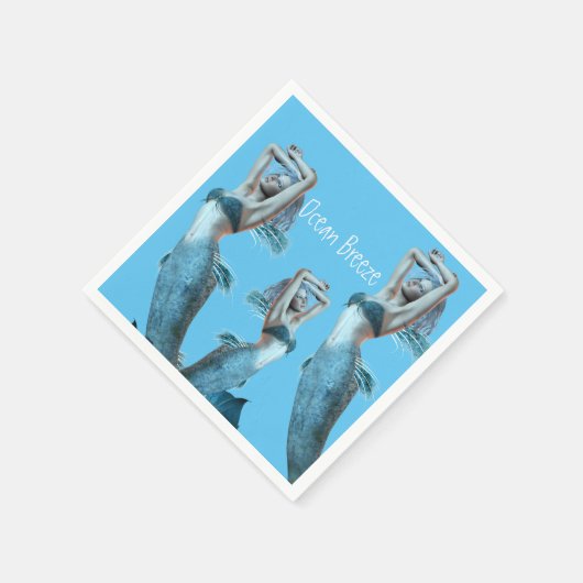 Papier Napkins, Mermaid Serviette (Ecke)