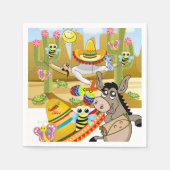 Papier Napkins, mexikanischer Affenschmetterling Serviette (Vorderseite)