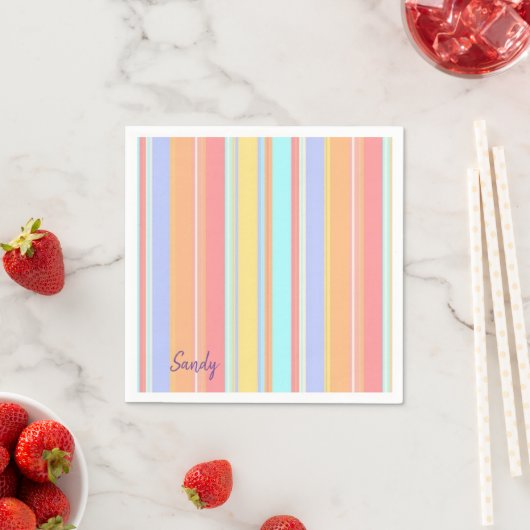 Papier Napkins, Pastel Serviette (Beispiel)