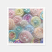 Papier Napkins, Pastellgarn Serviette (Vorderseite)