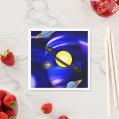 Papier Napkins Planets Serviette (Beispiel)