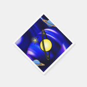 Papier Napkins Planets Serviette (Ecke)