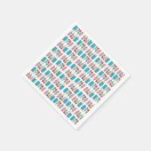 Papier Napkins, Popsicles Serviette (Ecke)