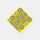 Papier Napkins, Rainbow Sun Clouds Hummel Serviette (Ecke)