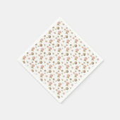 Papier Napkins, rosa Rosenblätter, floral Serviette (Ecke)