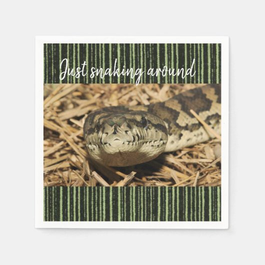 Papier Napkins, Schlange Serviette (Vorderseite)