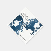 Papier Napkins, Schönheitssalon Serviette (Ecke)