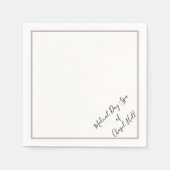 Papier Napkins, Standardcocktail Serviette (Vorderseite)