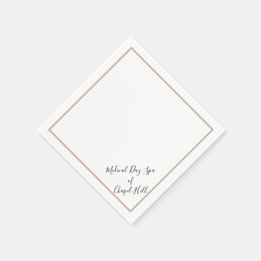 Papier Napkins, Standardcocktail Serviette (Ecke)