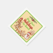 Papier Napkins, Standardcocktail Serviette (Ecke)