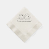 Papier Napkins, Standardcocktail Serviette (Ecke)