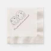 Papier Napkins, Standardcocktail Serviette (Vorderseite)