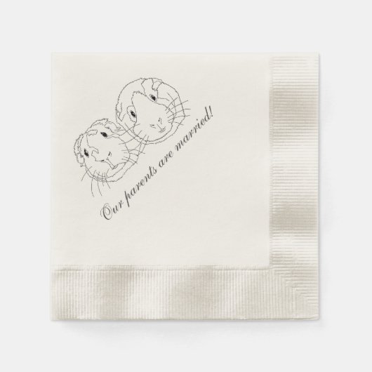 Papier Napkins, Standardcocktail Serviette (Vorderseite)