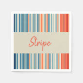 Papier Napkins, Streifen Serviette (Vorderseite)