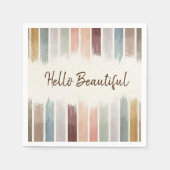 Papier Napkins, Streifen Serviette (Vorderseite)