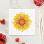 Papier Napkins-Sunflower Serviette (Beispiel)