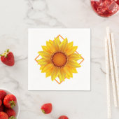 Papier Napkins-Sunflower Serviette (Beispiel)