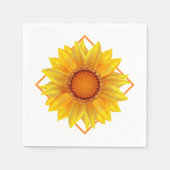 Papier Napkins-Sunflower Serviette (Vorderseite)