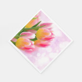 Papier Napkins-Tulips Serviette (Ecke)