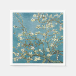 PAPIER NAPKINS : VAN GOGH : ALMOND BLOSSOMS SERVIETTE